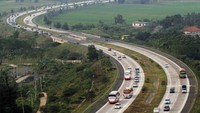 Arus mudik di jalan tol Cikopo-Palimanan tahun 2017. ANTARA FOTO  