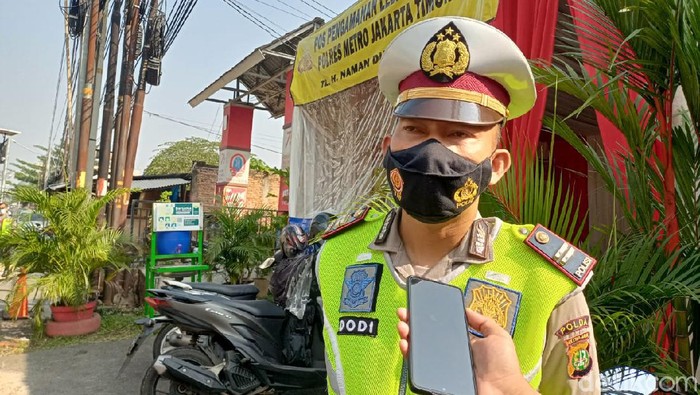 Padal Pospam Duren Sawit Iptu Dodi Ambara (Azhar Bagas Ramadhan/detikcom).
