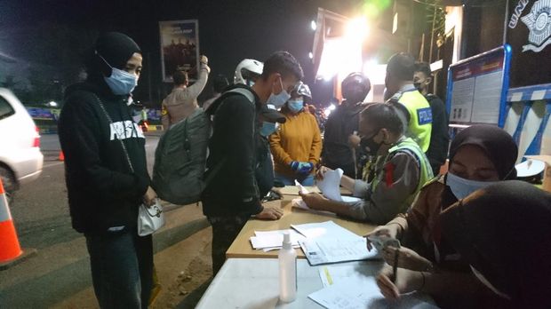 Penyekatan mudik di Cilegon