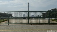 Selain itu kini monas juga tidak buka untuk para warga yang ingin menghabiskan waktu libur Lebaran.