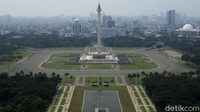 Begini suasana Monumen Nasional, Jakarta, Rabu (12/5/2021).