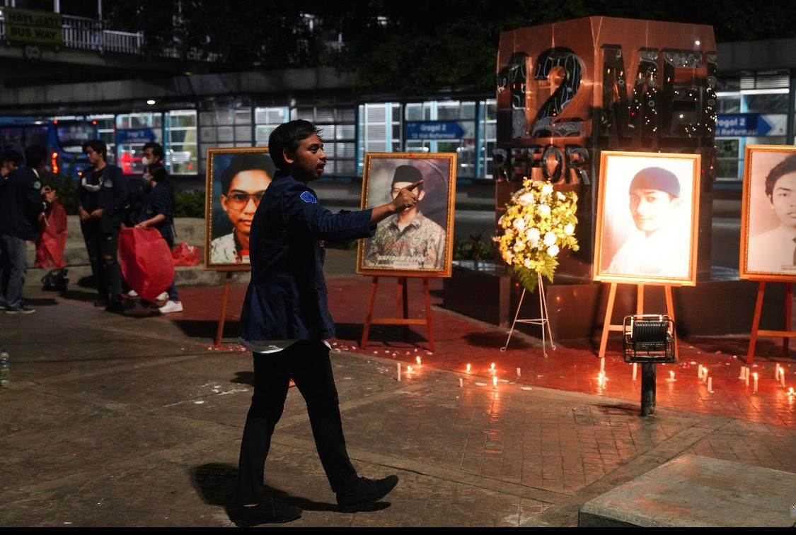 Peringatan 23 Tahun Tragedi Trisakti. (Dok Kepresma Trisakti) Peringatan 23 Tahun Tragedi Trisakti. (Dok Kepresma Trisakti)