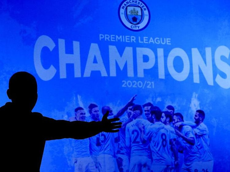 Foto: Selebrasi Fans Man City sang Juara Premier League