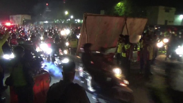 Pos penyekatan pemudik di Gamon Subang dibuka