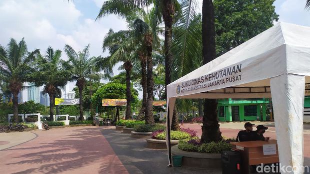 TPU Karet Bivak sepi saat kegiatan ziarah ditutup