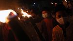 Semringah Pawai Obor Jelang Lebaran