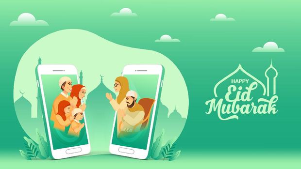 Ucapan Selamat Hari Raya Idul Fitri 1422 H Kartu Ucapan Selamat Hari Raya Idul Fitri 1422 H