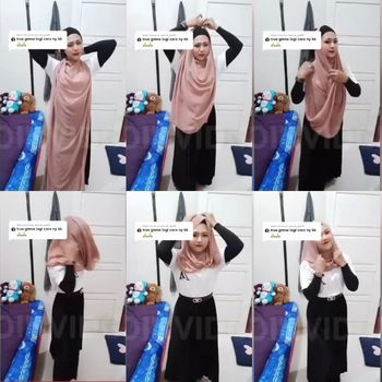Viral hijabers yang membuat video tutorial hijab.