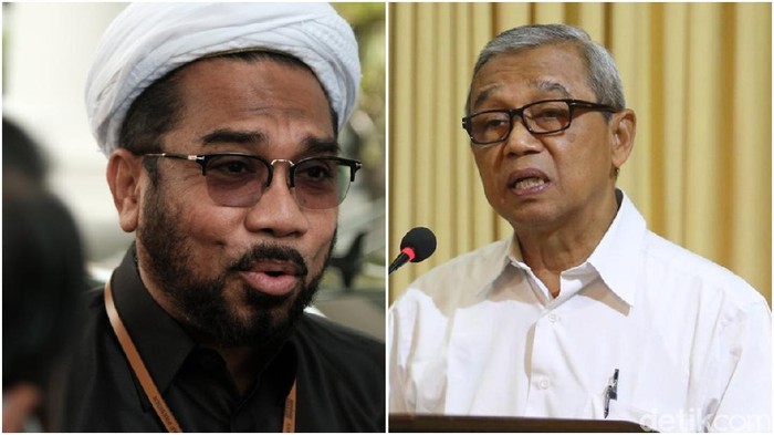 Ali Mochtar Ngabalin dan Busyro Muqoddas (Repro detikcom)
