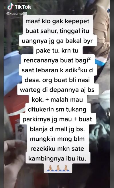 Penjual Sate Ini Tolak Pecahan Rp 75 Ribu dan Akan Diviralkan
