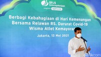 Direktur Utama BPJAMSOSTEK Anggoro Eko Cahyo hadir dalam acara tersebut.