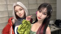 Ini Giselle dengan avatarnya. Sama-sama cantik! (Foto: dok. SM Entertainment)