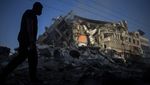 Foto Populer Sepekan: Gaza Digempur Israel-Lebaran Kedua di Masa Pandemi