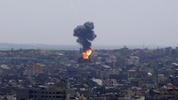 Pengeboman terus berlanjut di Gaza sejak beberapa hari lalu. AP Photo/Hatem Moussa.