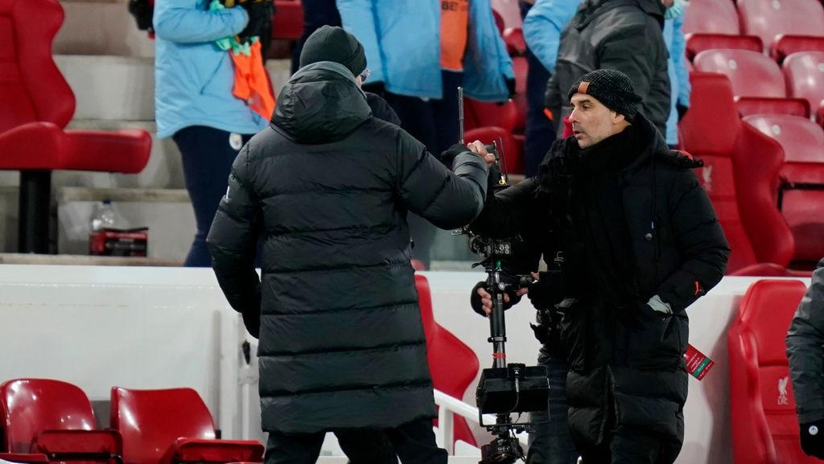 Juergen Klopp mengakui Pep Guardiola yang terbaik di dunia (Getty Images/Pool)