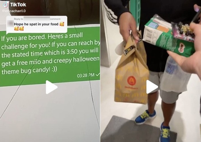 Kasih Tantangan ke Ojol Hadiahnya Cuma Snack, TikToker Ini Dihujat Netizen
