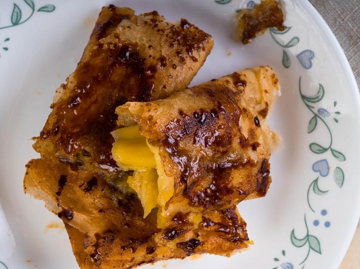 Lumpia Pisang dan Nangka Karamel Lumpia Pisang dan Nangka Karamel