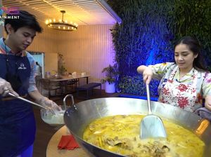 Nagita Slavina Masak Opor Ayam dengan 10 Ekor Ayam Kampung