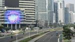 Penampakan Kota Jakarta yang Lengang di Hari Pertama Lebaran