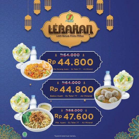 Promo lebaran menarik di beberapa restoran.