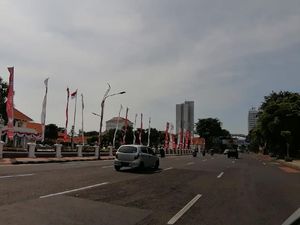 Hari Pertama Lebaran 2021, Jalanan Kota Surabaya Lengang
