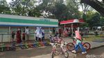 Riuhnya Taman Lalu Lintas Bandung Saat Lebaran Idul Fitri