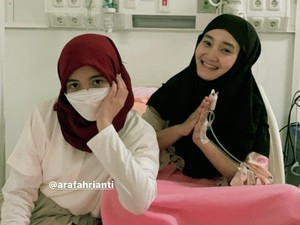 Positif COVID-19, Ini Salam Lebaran Fatin dan Arafah Rianti dari Wisma Atlet