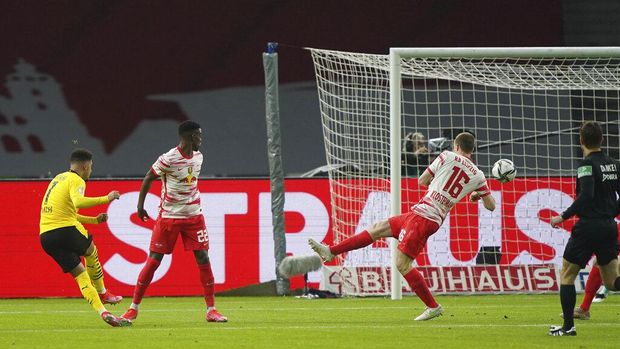 Final DFB Pokal 2020/2021 RB Leipzig vs Borussia Dortmund di Olympiastadion, Berlin, Jumat (14/5/2021) dini hari WIB