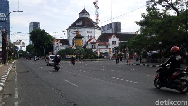 Jalanan Kota Medan Lengang di Hari Kedua Lebaran