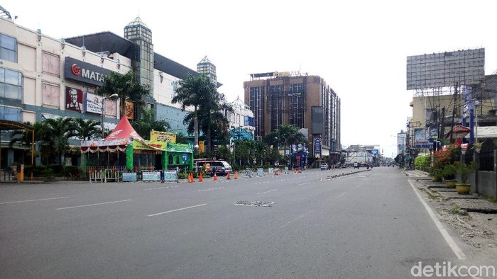 Jalanan Kota Medan Lengang di Hari Kedua Lebaran