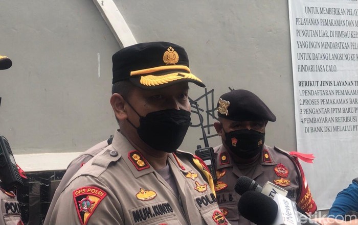 Kabagops Polres Jakarta Barat AKBP Kunto Wibisono (Luqman Nurhadi Arunanta/detikcom)