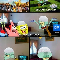 Siklus setiap hari Lebaran. Kecuali Lebaran tahun ini, yang biasanya bisa pulang kampung jadi terpaksa nggak bisa mudik karena Corona. Kalau kamu sendiri tahun ini mudik nggak pas Lebaran? Foto: twitter.com/heeburans