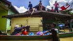Banjir Setinggi Pinggang Rendam Tanah Bumbu Kalimantan Selatan