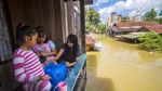 Banjir Setinggi Pinggang Rendam Tanah Bumbu Kalimantan Selatan