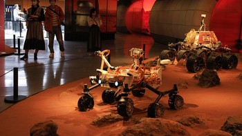 Negeri Tirai Bambu juga menjadi negara kedua yang berhasil mendaratkan rover di Planet Merah setelah AS. Foto: AP/Ng Han Guan