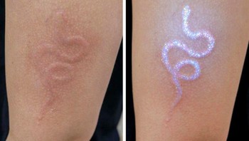 Ular yang bercahaya. Foto: Brightside