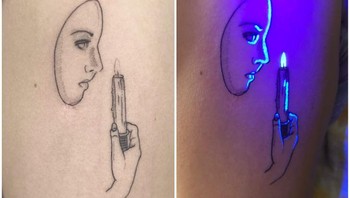 Ilusi lilin yang menyala. Foto: Brightside