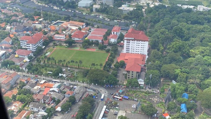 Pantauan Patroli Udara di Ancol dan Ragunan (dokumentasi polisi)
