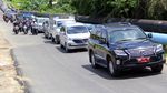 Penampakan Antrean Kendaraan di Pos Penyekatan Dumai