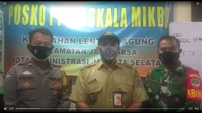 Warga Lenteng Agung yang Baru Balik Kampung Akan Diswab-Diisolasi