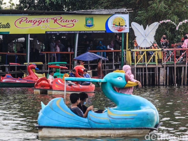 Wisata Air Situ Cipondoh Ramai