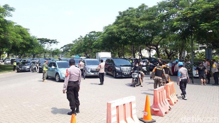 Akses Masuk ke PIK 2 Ditutup. (Rakha/detikcom)