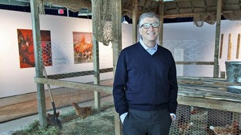 Bill Gates juga sering sekali mengunjungi negara-negara di Afrika. Foto: Facebook