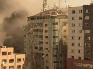 Situasi Menegangkan di Kantor Media Gaza Sebelum Dihancurkan Israel
