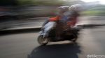 Jalan Kalimalang Mulai Ramai Pemudik Motor