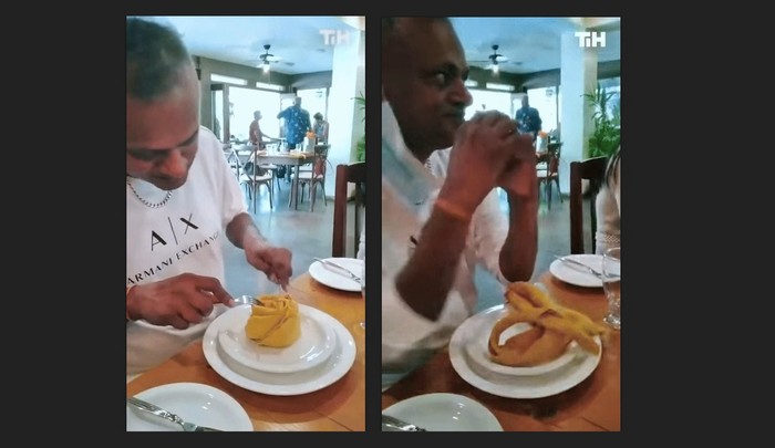 Kocak! Disangka Dessert, Pria Ini Hampir Makan Serbet di Restoran Kocak! Disangka Dessert, Pria Ini Hampir Makan Serbet di Restoran