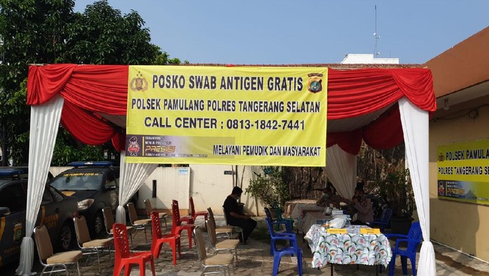 Posko Swab Antigen Gratis di Tangsel
