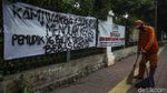 Ini Spanduk Tolak Pemudik Tanpa Swab Masuk Jakarta