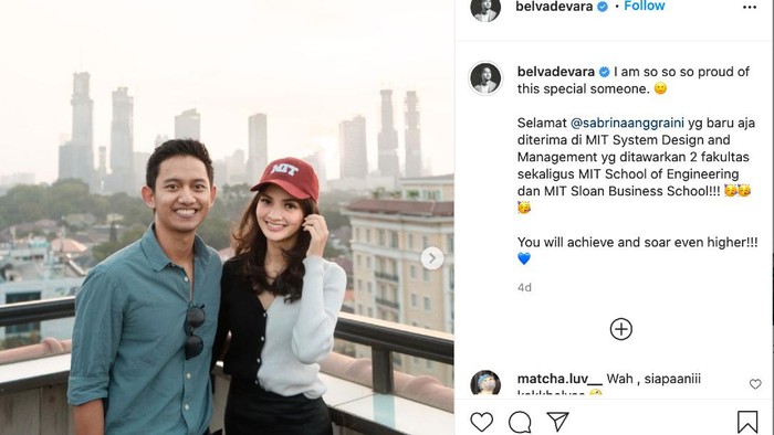 Adamas Belva Devara dan Sabrina Anggraini Adamas Belva Devara dan Sabrina Anggraini