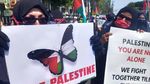 Aksi Bela Palestina Menggema di Surabaya